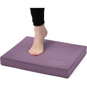 image:imageStrongTek Professional Foam Exercise Balance Pad  158 x 13 x 2 HighDensity TPE Foam Knee Pad NonSlip amp WaterResistant for Balance Training Physical Therapy Yoga and MorePurple