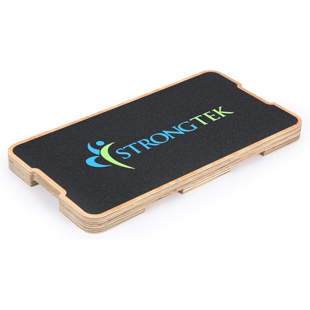 image:imageStrongTek Resistance Band Training Platform HeavyDuty BambooWood Board for Safe amp Stable Resistance Workouts NonSlip 1000 lbs Capacity for Arms Shoulders Core Back amp Legswood
