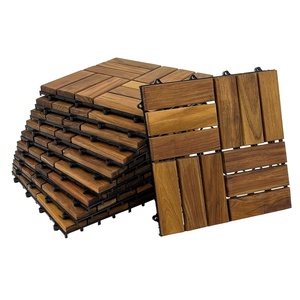 image:imageStrongTek Teak Interlocking Deck Tiles 12 x 12 Set of 10 Handcrafted in Indonesia Easy Installation WeatherResistant Ideal for Patios Balconies Gardens and Outdoor Spaces Transformation