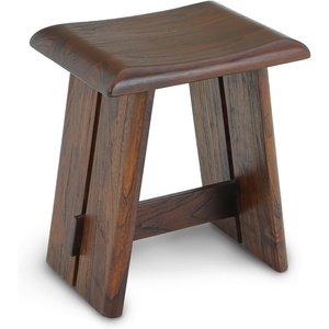image:imageStrongTek Teak Shower Stool for Bathroom Teak Bath Bench 18 Height Ergonomic Curved Seat No Assembly Required Compact amp Stable Design 350 lbs Capacity Ideal for Shower Spa amp Home Use