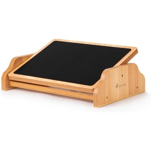 image:imageStrongTek Ergonomic Rocking Foot Rest for Under Desk Adjustable Foot Stool with NonSlip Surface Three Positions for Comfort amp Stability Enhances Posture amp Circulation Ideal for Office amp Home Use
