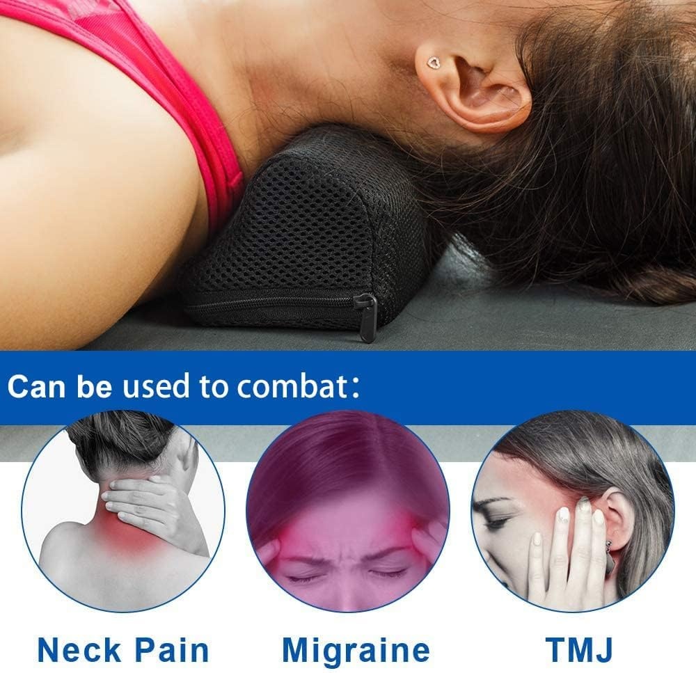 image:imageStrongTek Neck amp Foot Therapy Set Cervical Neck Wedge Plantar Fasciitis Stretcher