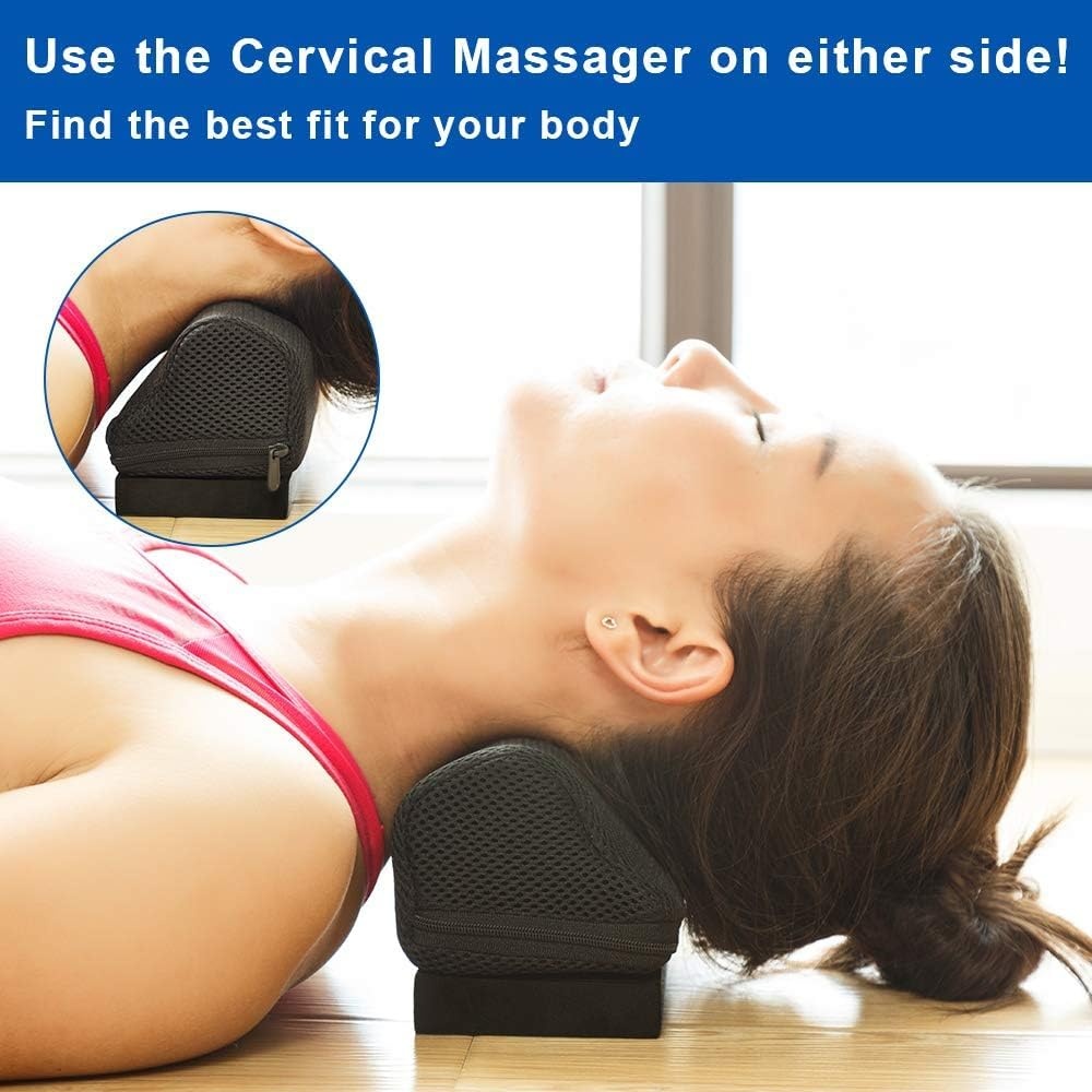 image:imageStrongTek Neck amp Foot Therapy Set Cervical Neck Wedge Plantar Fasciitis Stretcher