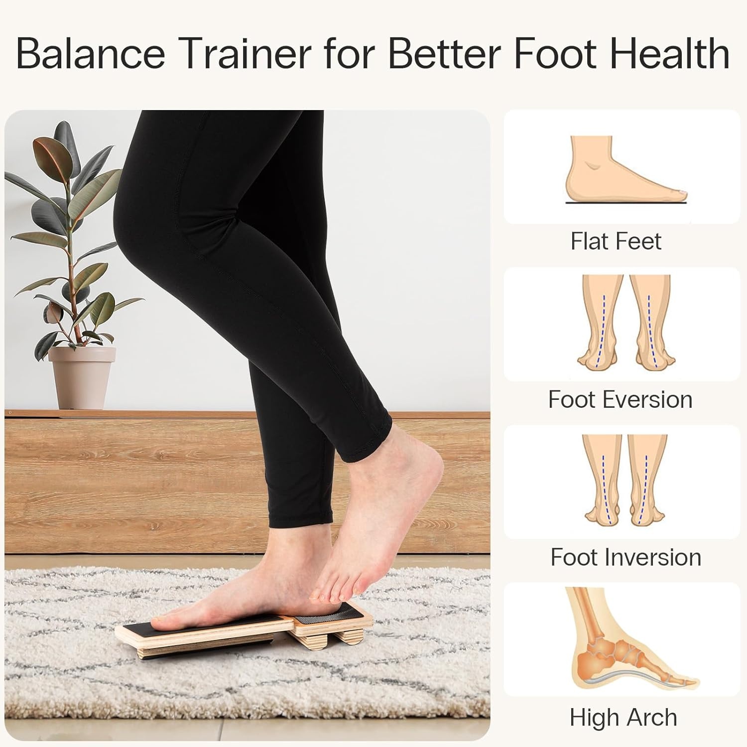 image:imageStrongTek Plantar Fasciitis Relief Foot Stretcher Pad EVA Calf Stretching Block