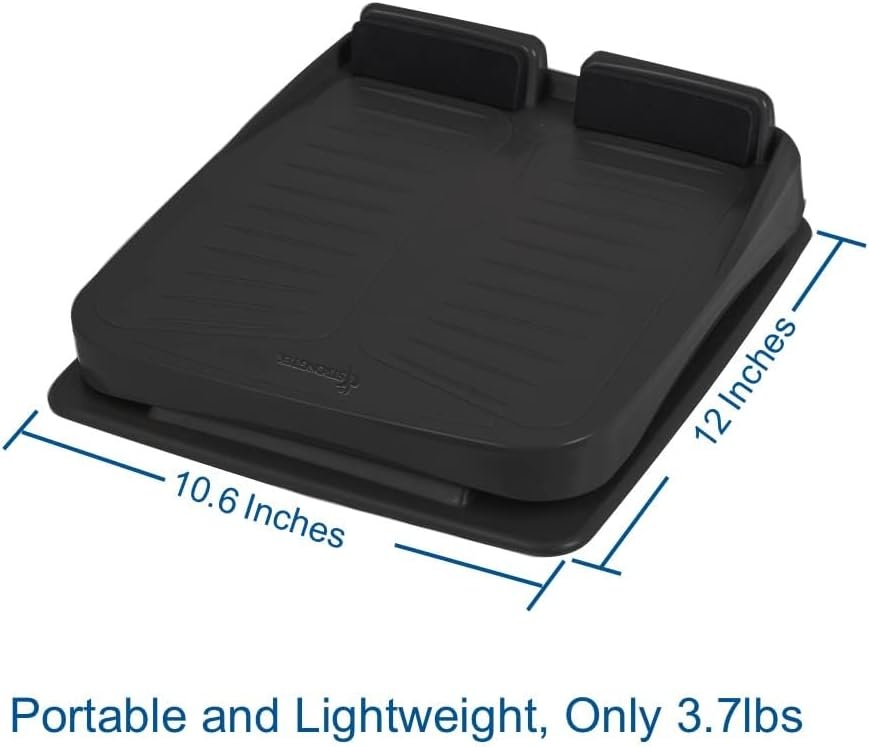 image:imageStrongTek Portable Slant Board Lightweight 37 lbs 5Level Adjustable Calf Stretch Board 2050 with NonSlip Surface for Safe Stretching Improved Ankle Flexibility Balance amp Rehab AnywhereBlack