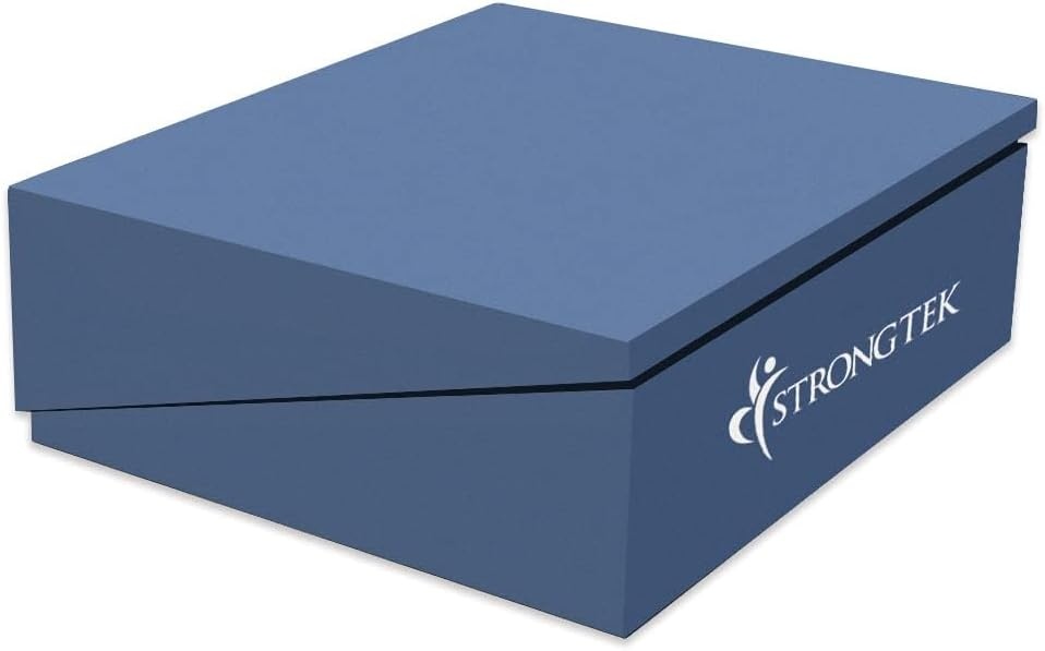 image:imageStrongTek Stretch amp Stability Set Wooden Slant Board XL Foam Wedge Blocks for Calf Stretch Ankle Mobility Squats Physical Therapy amp Yoga