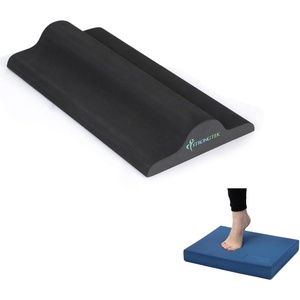 image:imageStrongTek Balance Pad and Plantar Fasciitis Stretcher Set  HighDensity Foam Exercise Pad amp Foot Stretching Block for Balance Training Physical Therapy and Foot Pain Relief