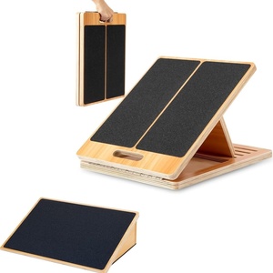 image:imageStrongTek Professional Slant Board Set  Fixed 25  5Level Adjustable Incline Board NonSlip Surface for Squats Calf Stretching amp Rehab