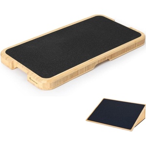 image:imageStrongTek Slant Board  Resistance Training Platform  HeavyDuty Wooden Balance amp Stretch Set