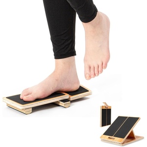 image:imageStrongTek Slant amp Balance Rehab Set  Adjustable Wooden Incline Board  Ankle Trainer for Stretching Mobility amp Recovery