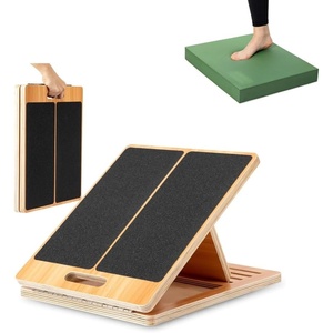 image:imageStrongTek Slant amp Balance Set  Green Foam Pad  13 Adjustable Slant Board for Rehab amp Stretching