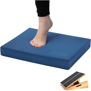 image:imagestrongtek Portable Slant Board amp Balance pad  Stretch amp Rehab Combo